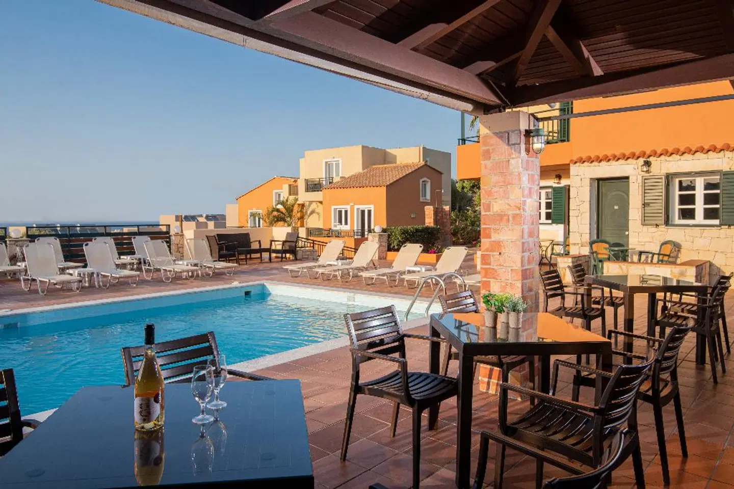 Golden Valantin Apartments Terrasse