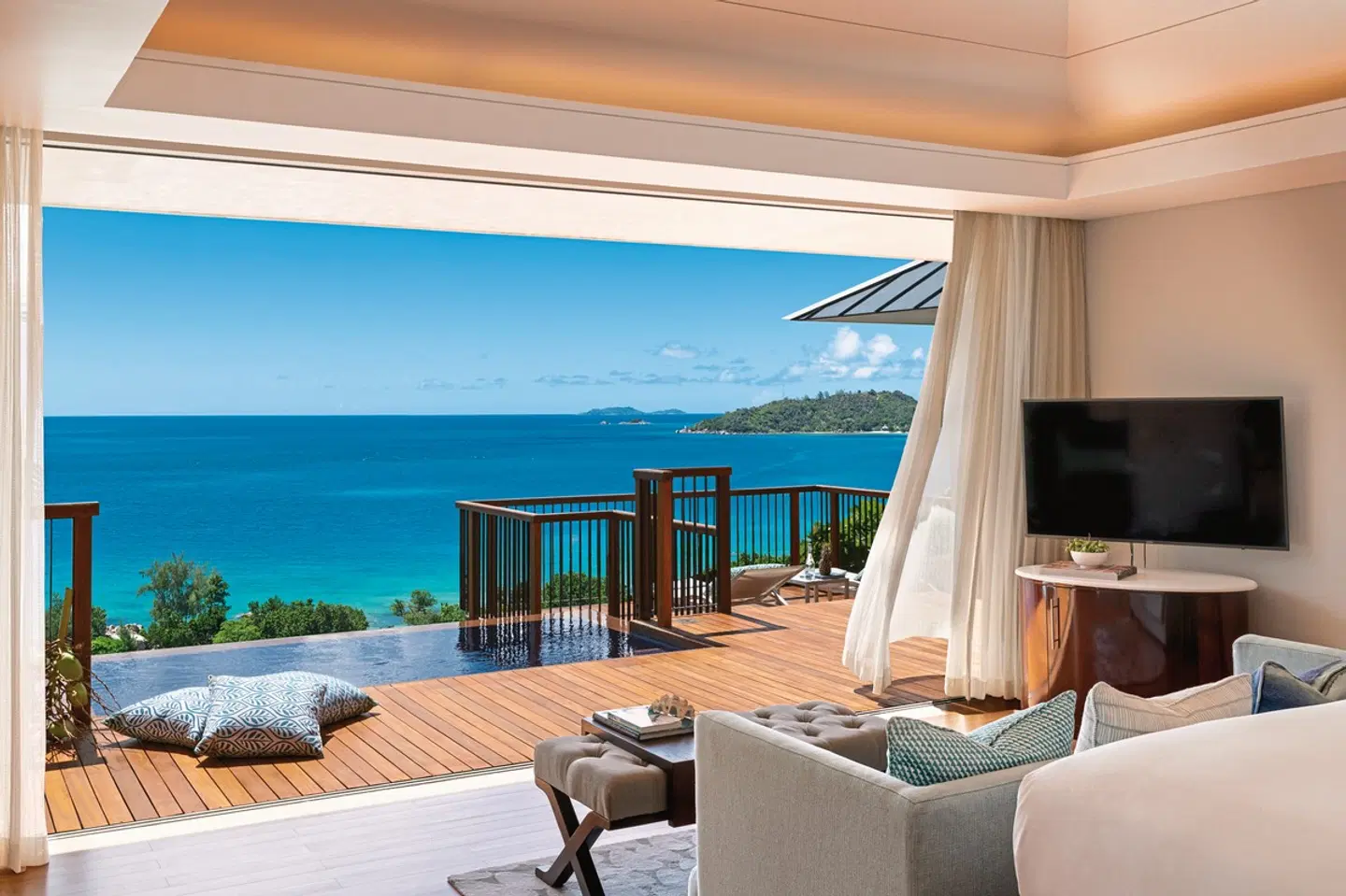 Raffles Seychelles Terrasse