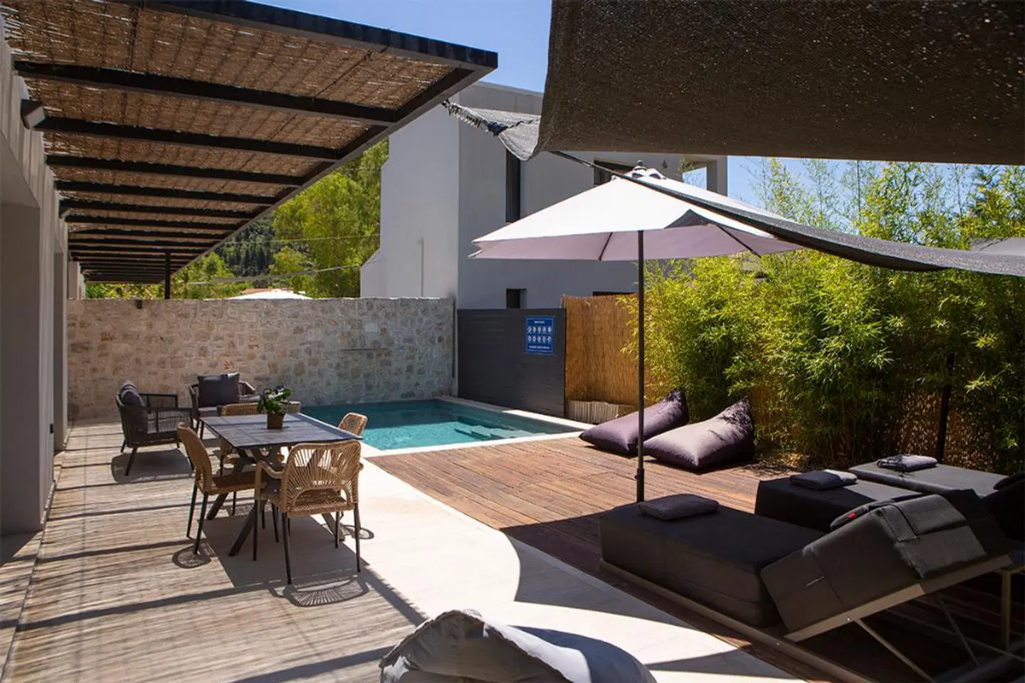 Seascape Villas Terrasse