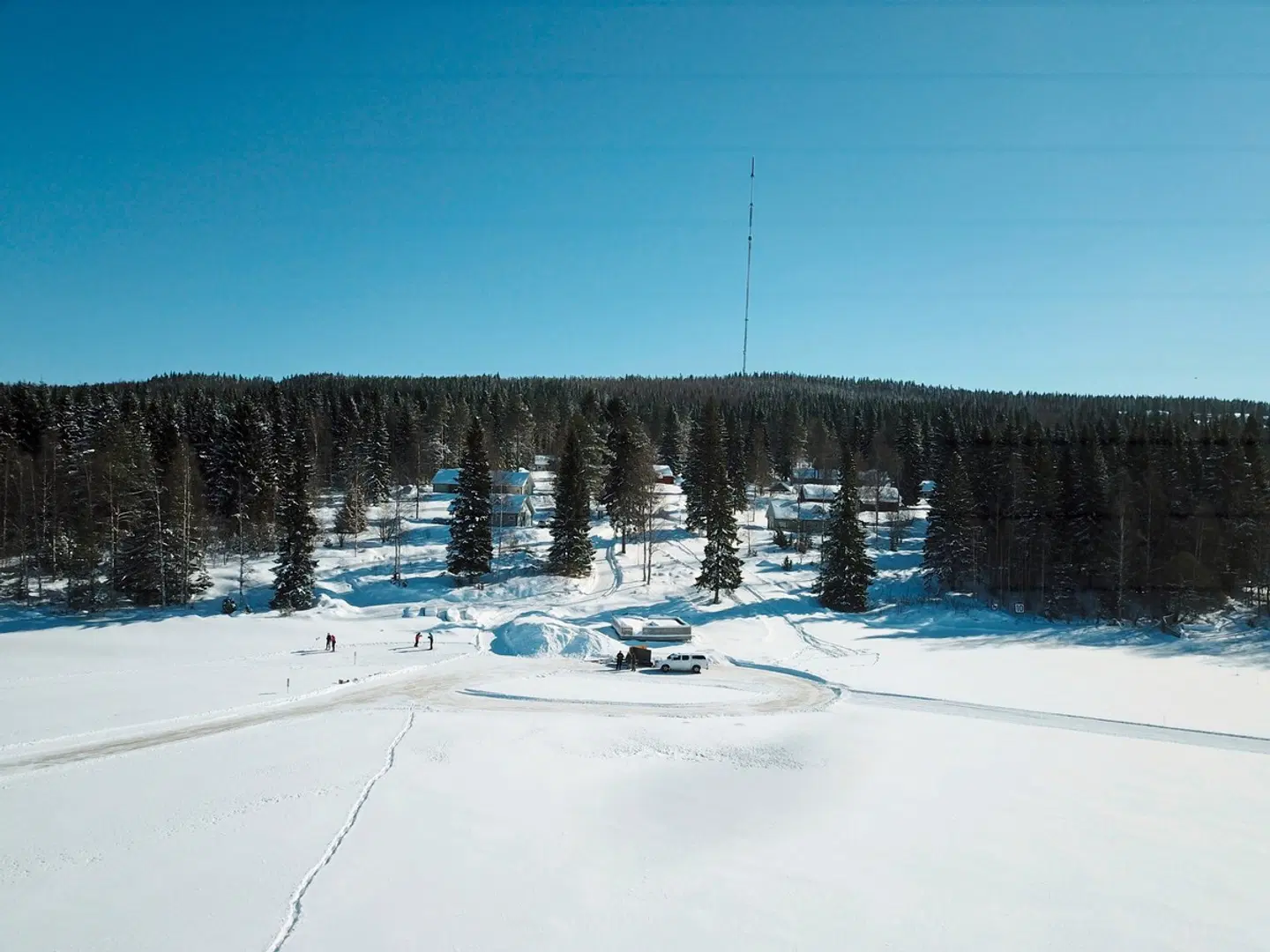 Winterabenteuer in Vuokatti - Vuokattinmaa Holiday Apartments Terrasse