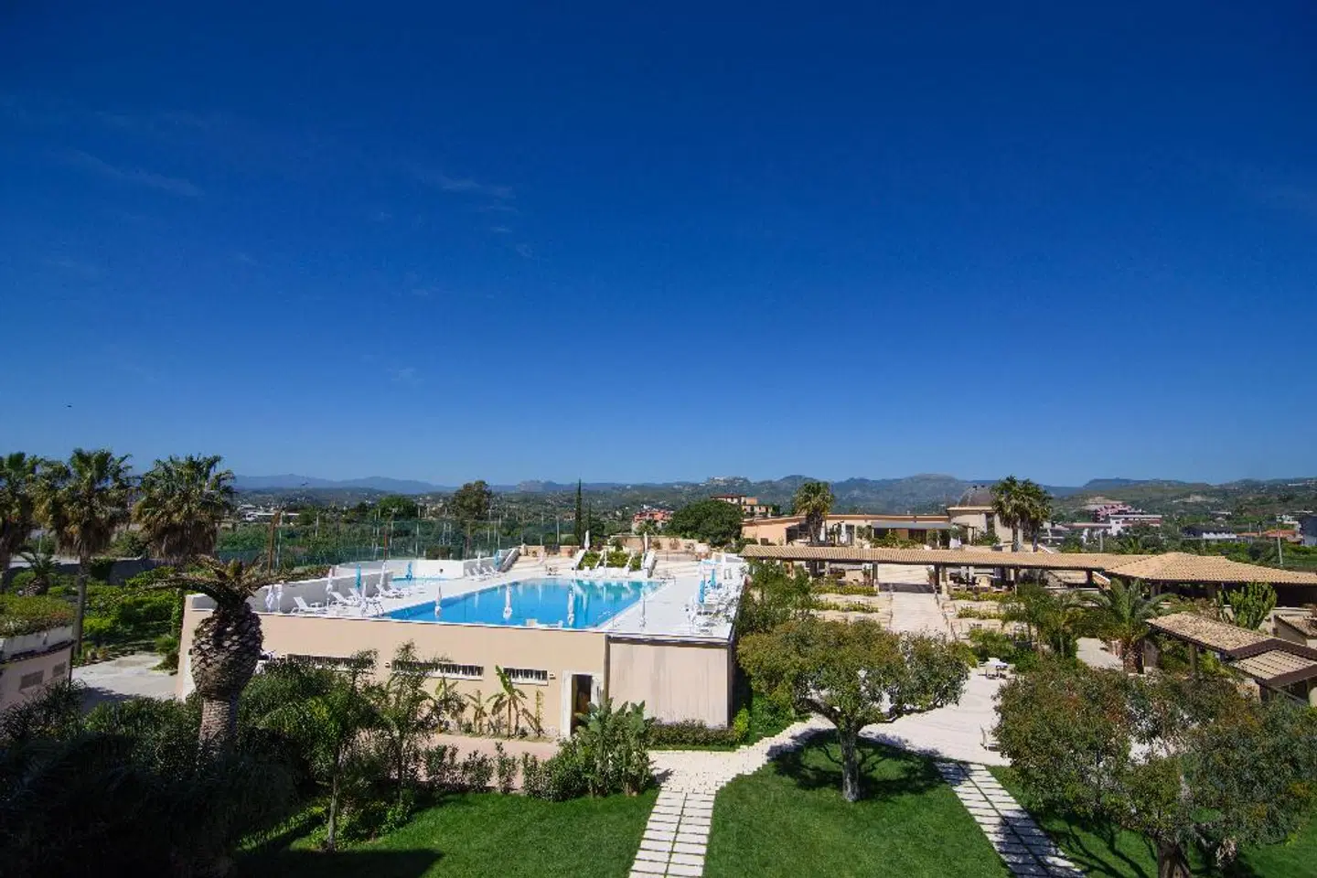 Grand Hotel President Garten