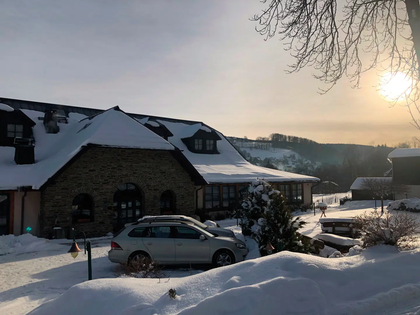 Landhotel Rittersgrün Terrasse