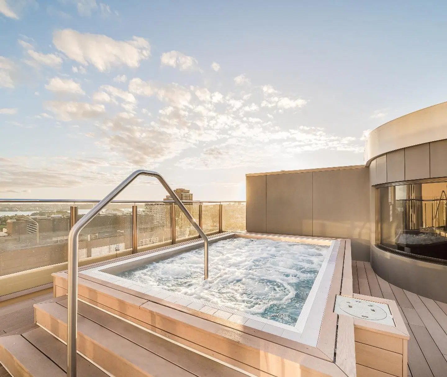 Oaks Sydney Hyde Park Suites Terrasse