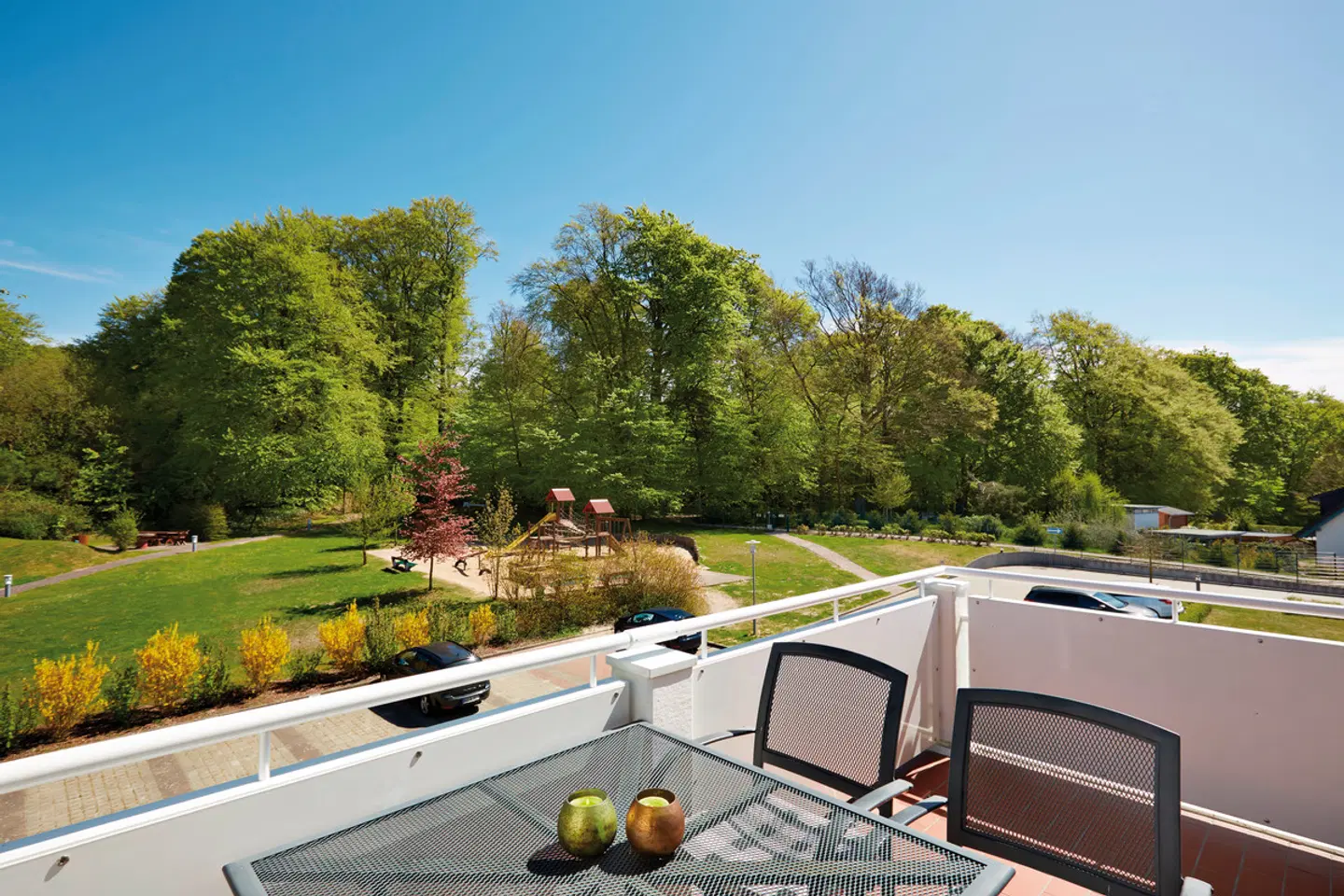 A+ Ferienpark Usedom Terrasse