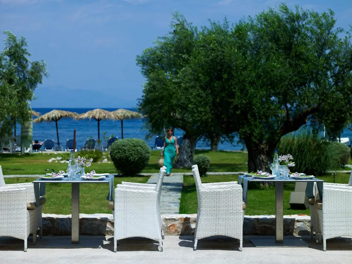 Belle Helene Hotel Terrasse