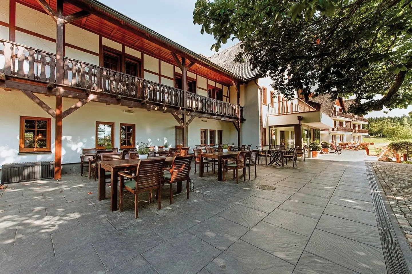 Waldhotel Kreuztanne Terrasse