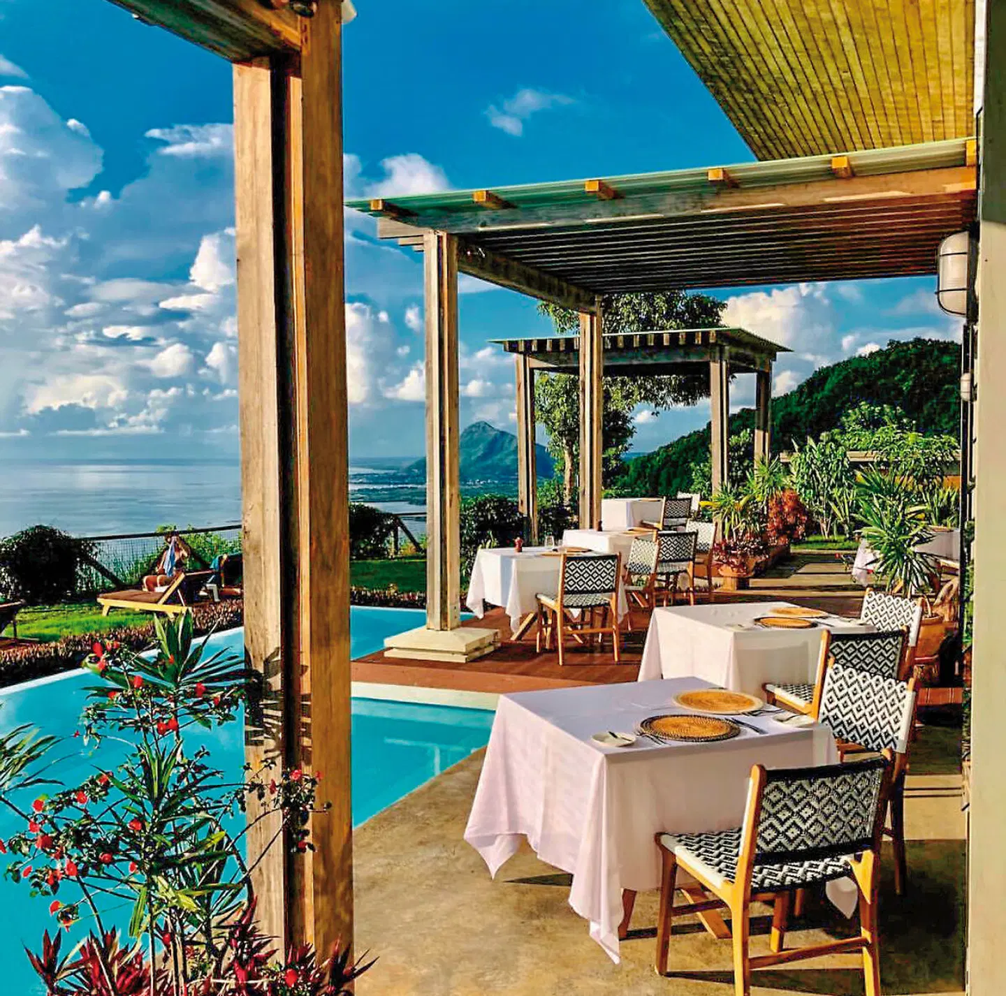 Chalets Chamarel Terrasse