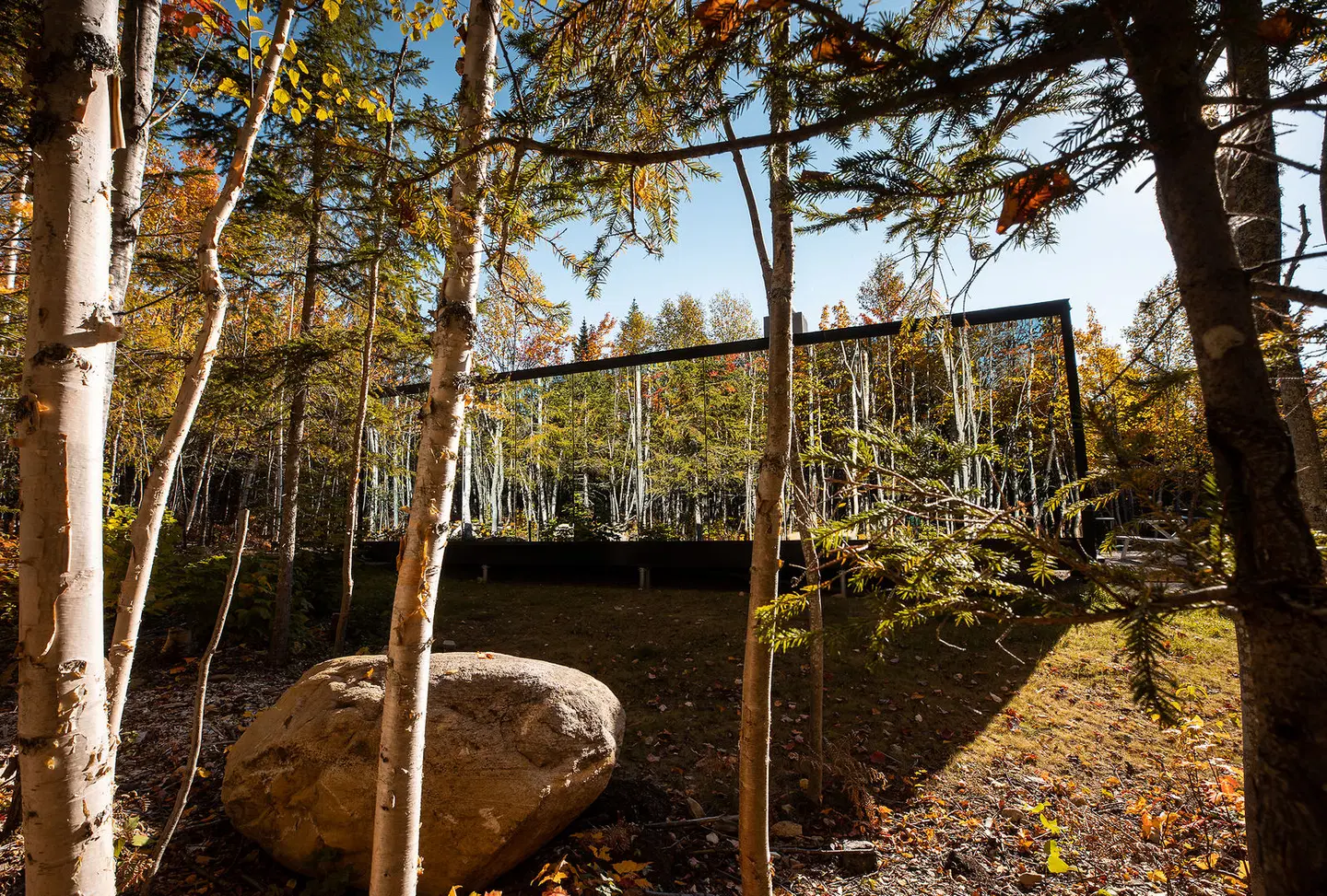 Reflexion Charlevoix Garten