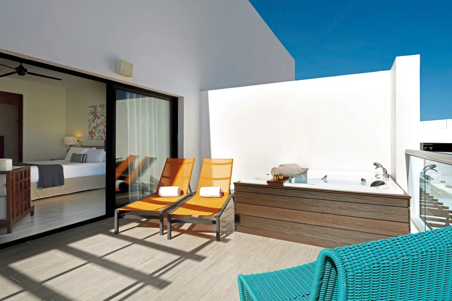 TRS Cap Cana Waterfront & Marina Hotel Terrasse