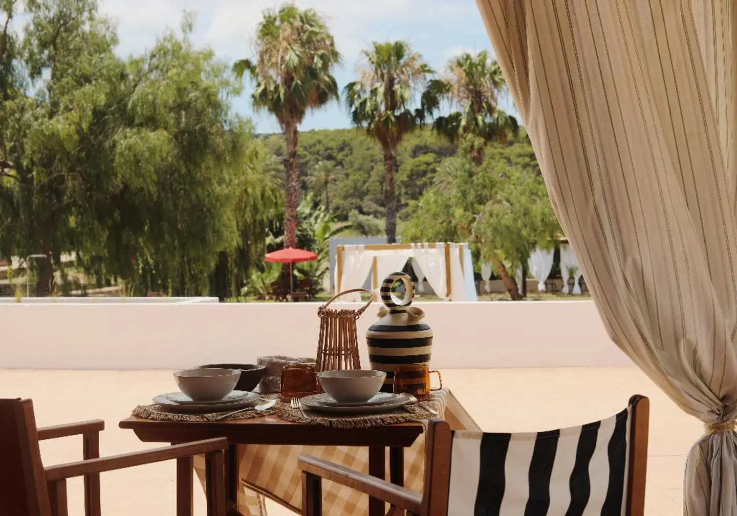 Finca Llucatx Menorca Terrasse