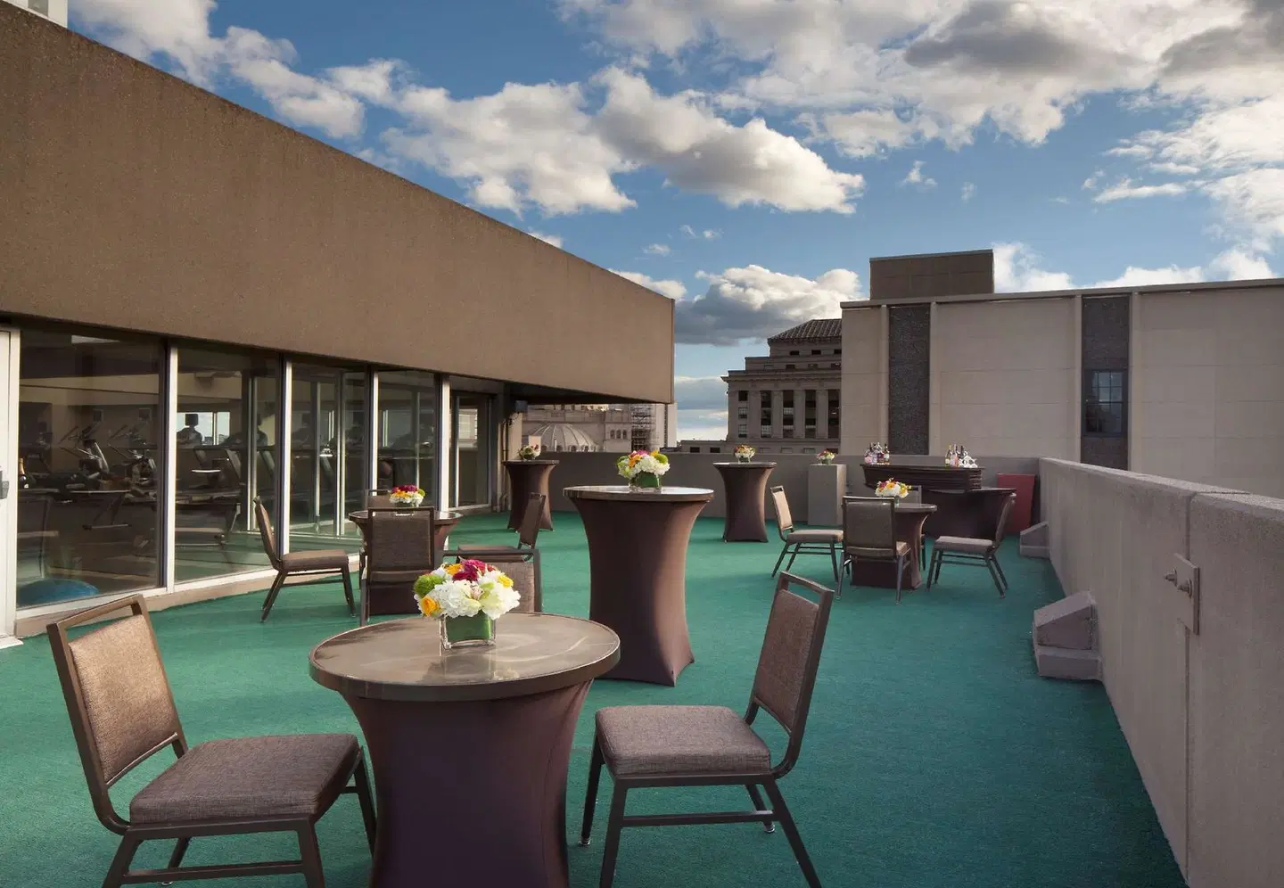 Hilton Boston Back Bay Terrasse