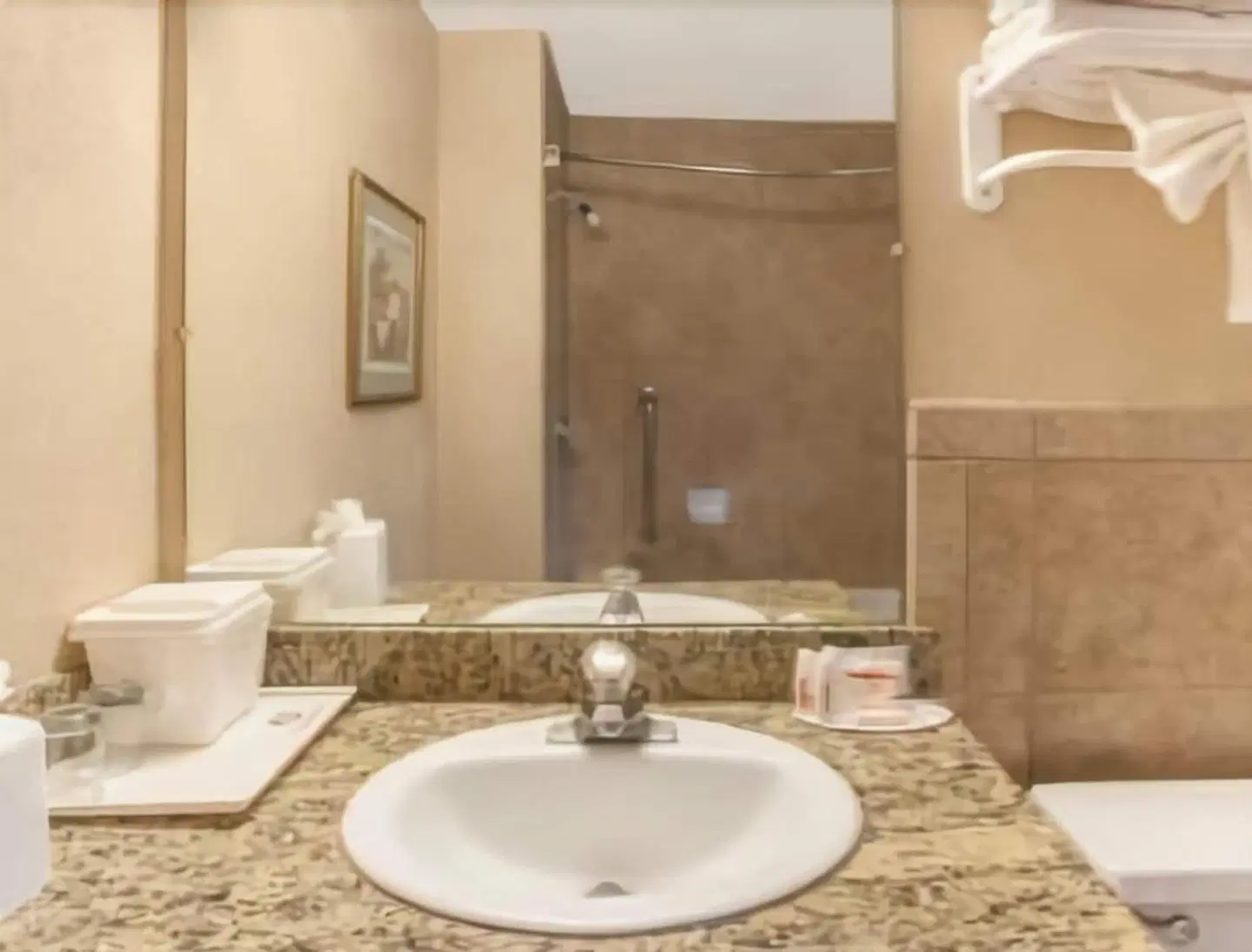 Ramada by Wyndham Fresno North Badezimmer