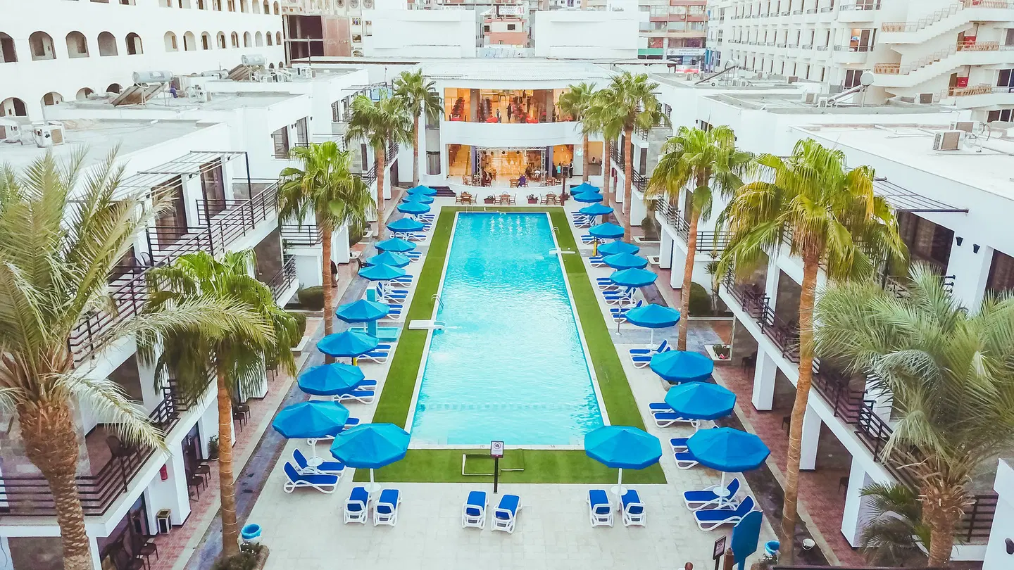 La Rosa Waves Beach Aqua Park Terrasse