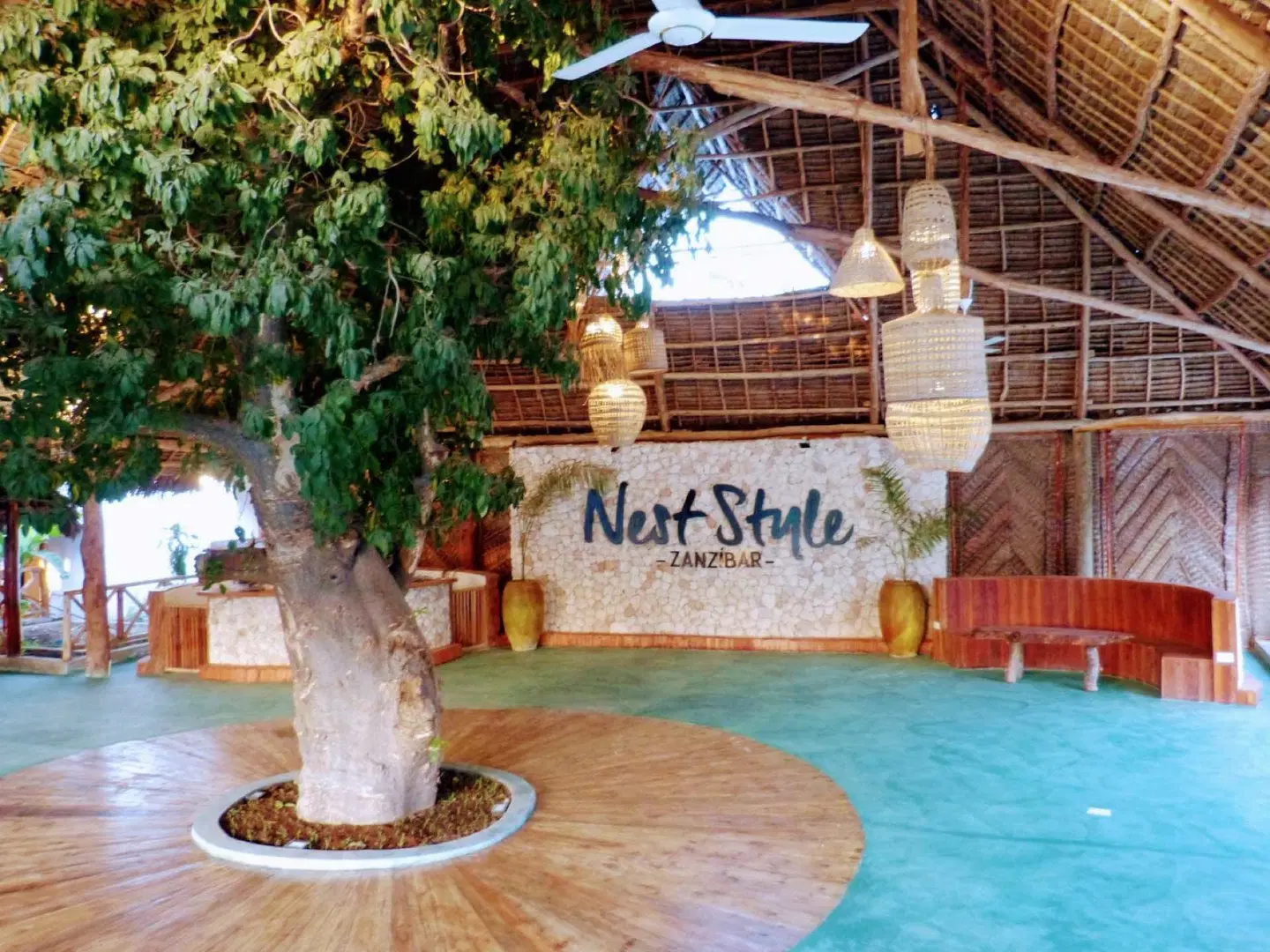 Nest Style Beach Zanzibar Terrasse