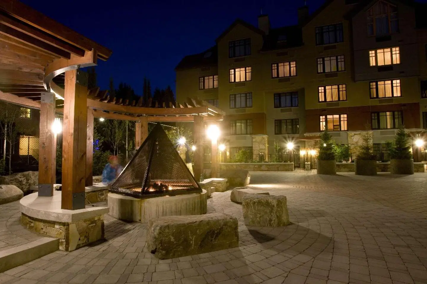 Hilton Whistler Resort & Spa Terrasse