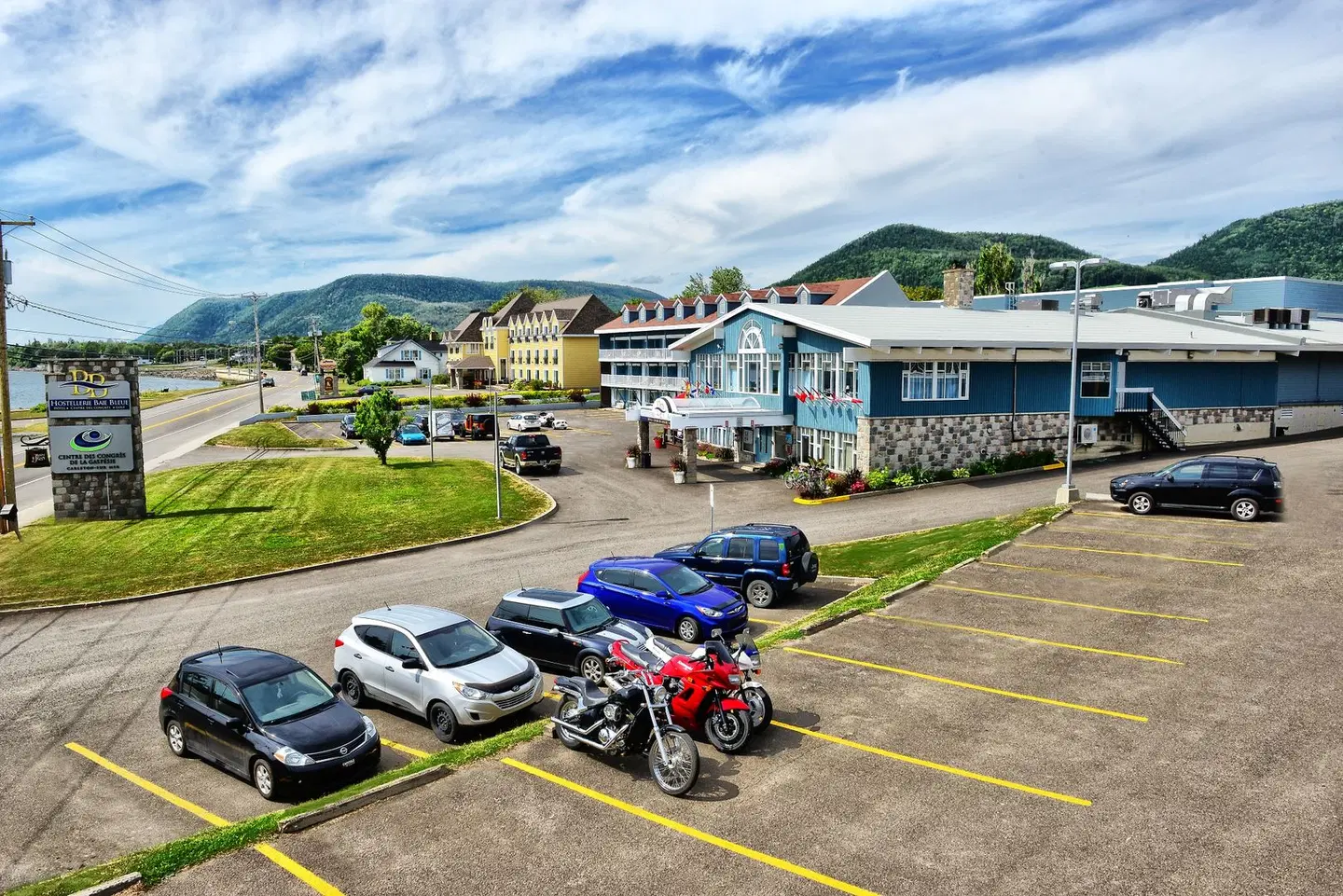 Hostellerie Baie Bleue Garten