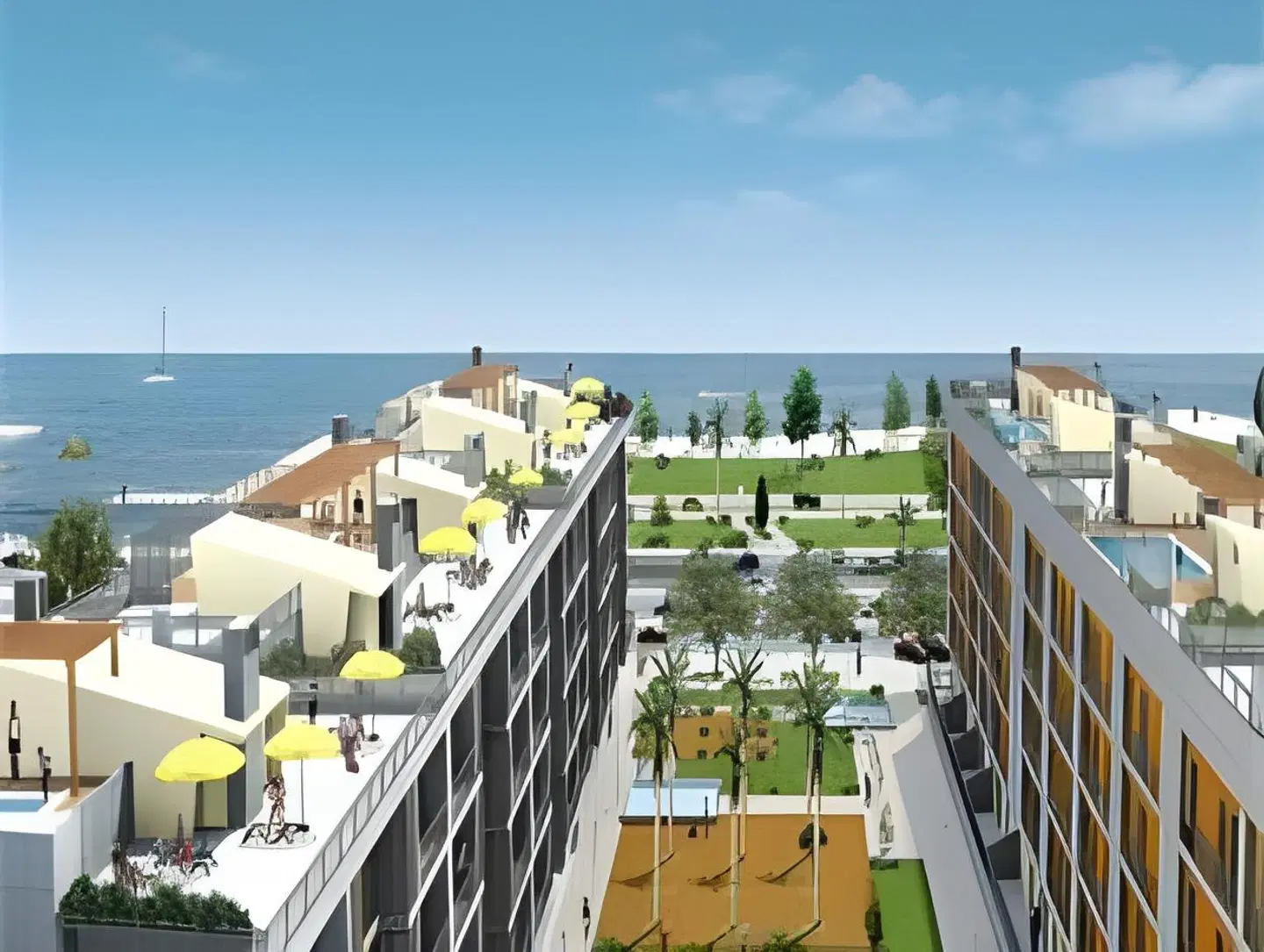 Real Marina Residence Terrasse