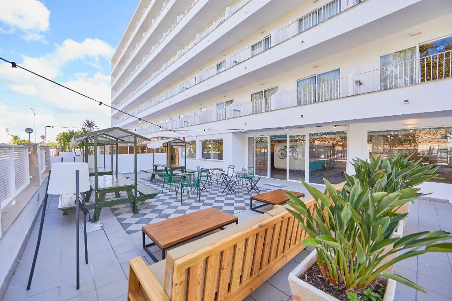 tent Playa de Palma Terrasse