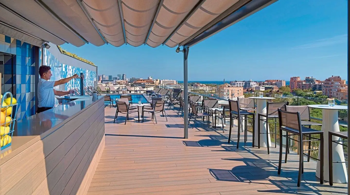 H10 Marina Barcelona Terrasse