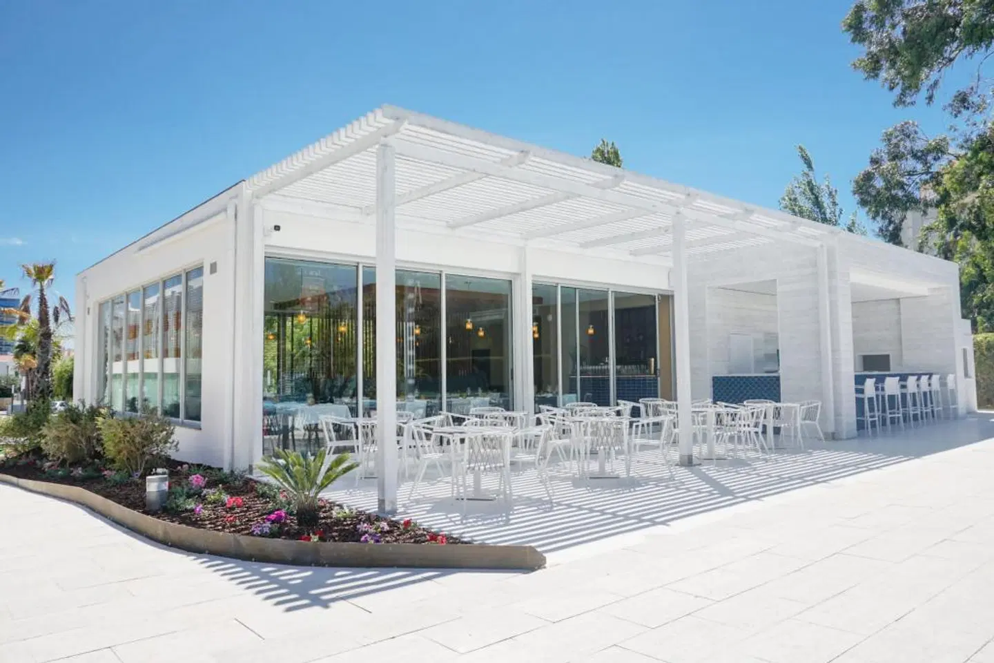 Malibu Foz Hotel & Restaurant Terrasse