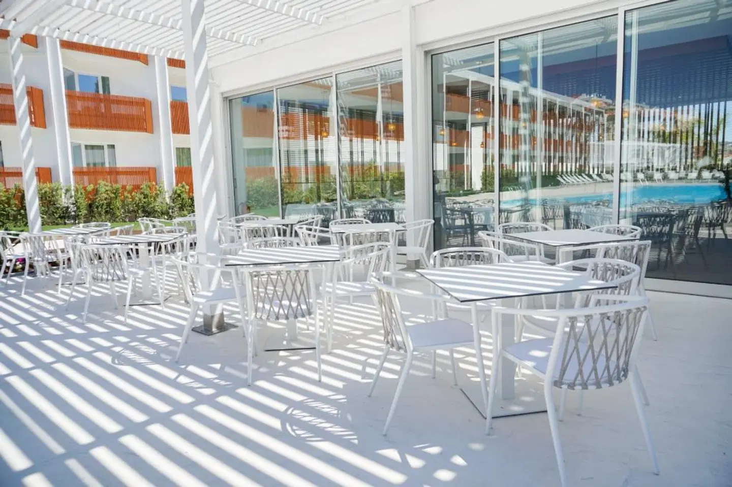 Malibu Foz Hotel & Restaurant Terrasse