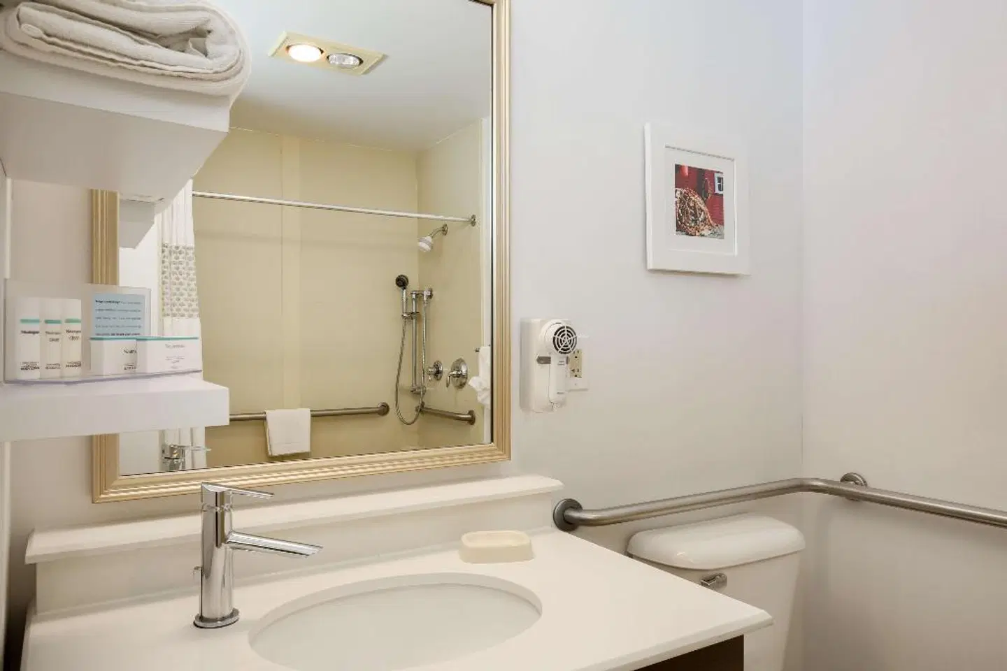 Hampton Inn Anchorage Badezimmer