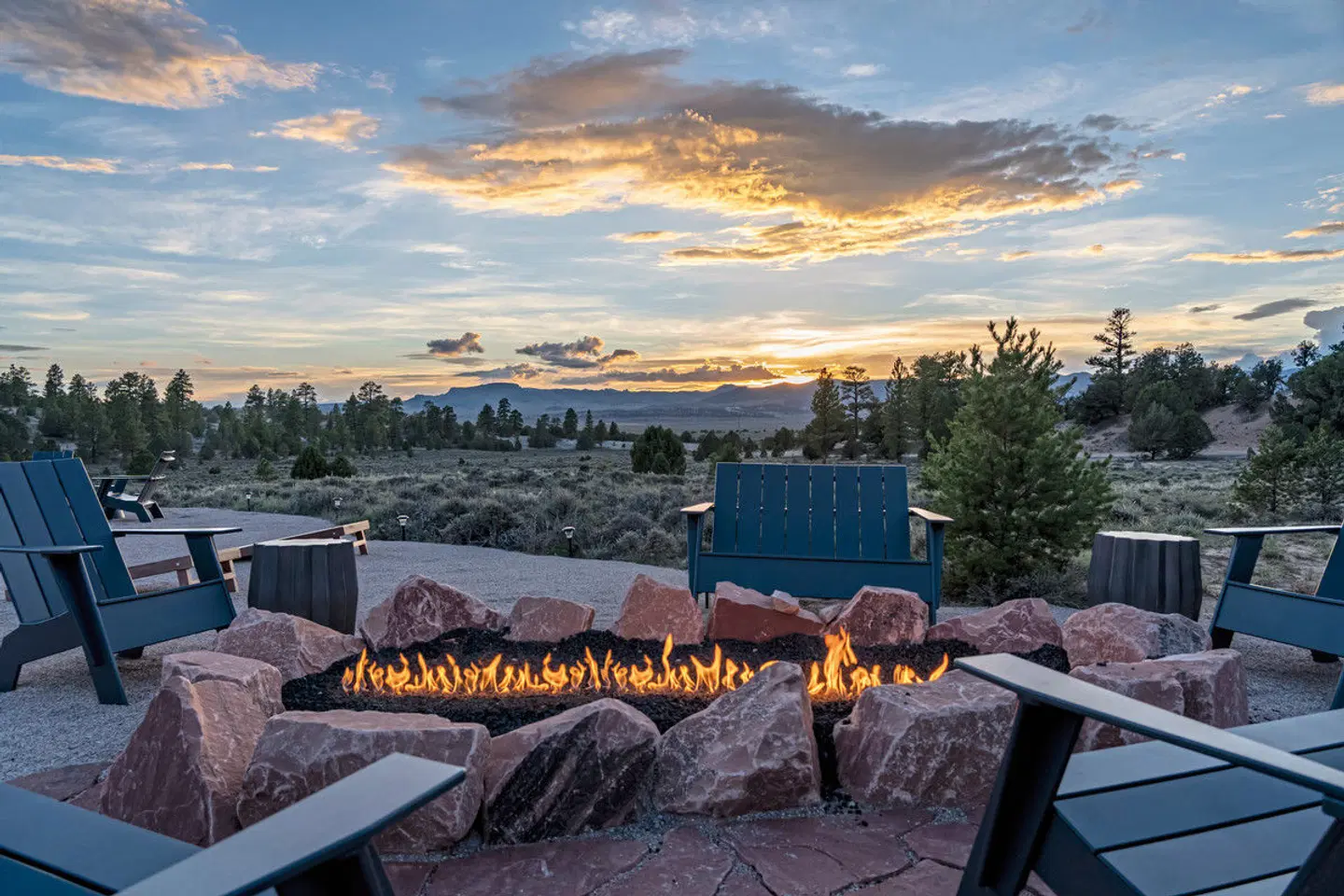 Under Canvas Bryce Canyon Terrasse