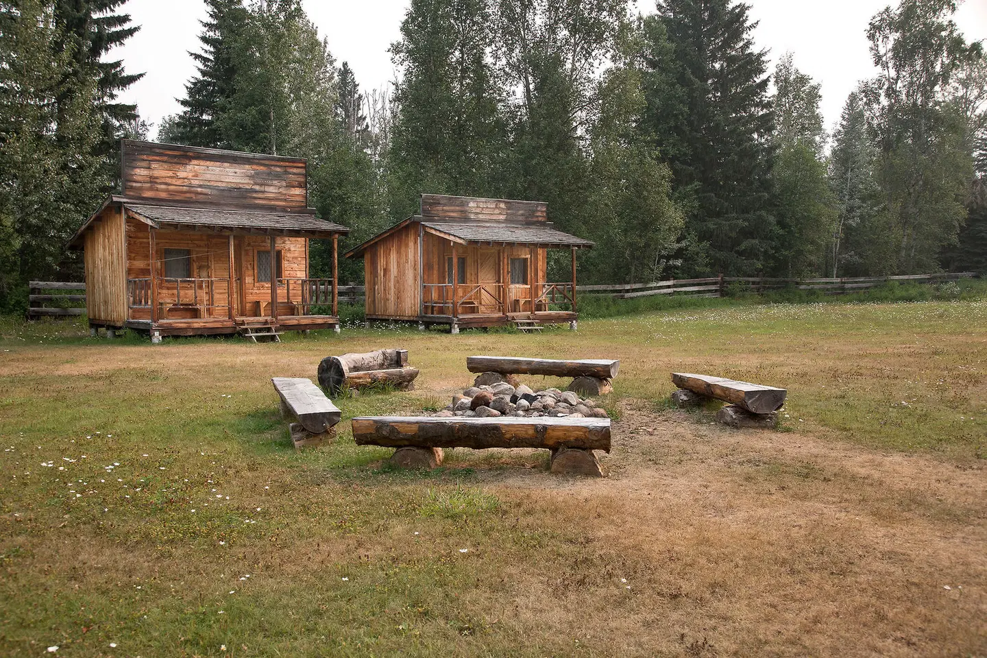 Wells Gray Guest Ranch Garten
