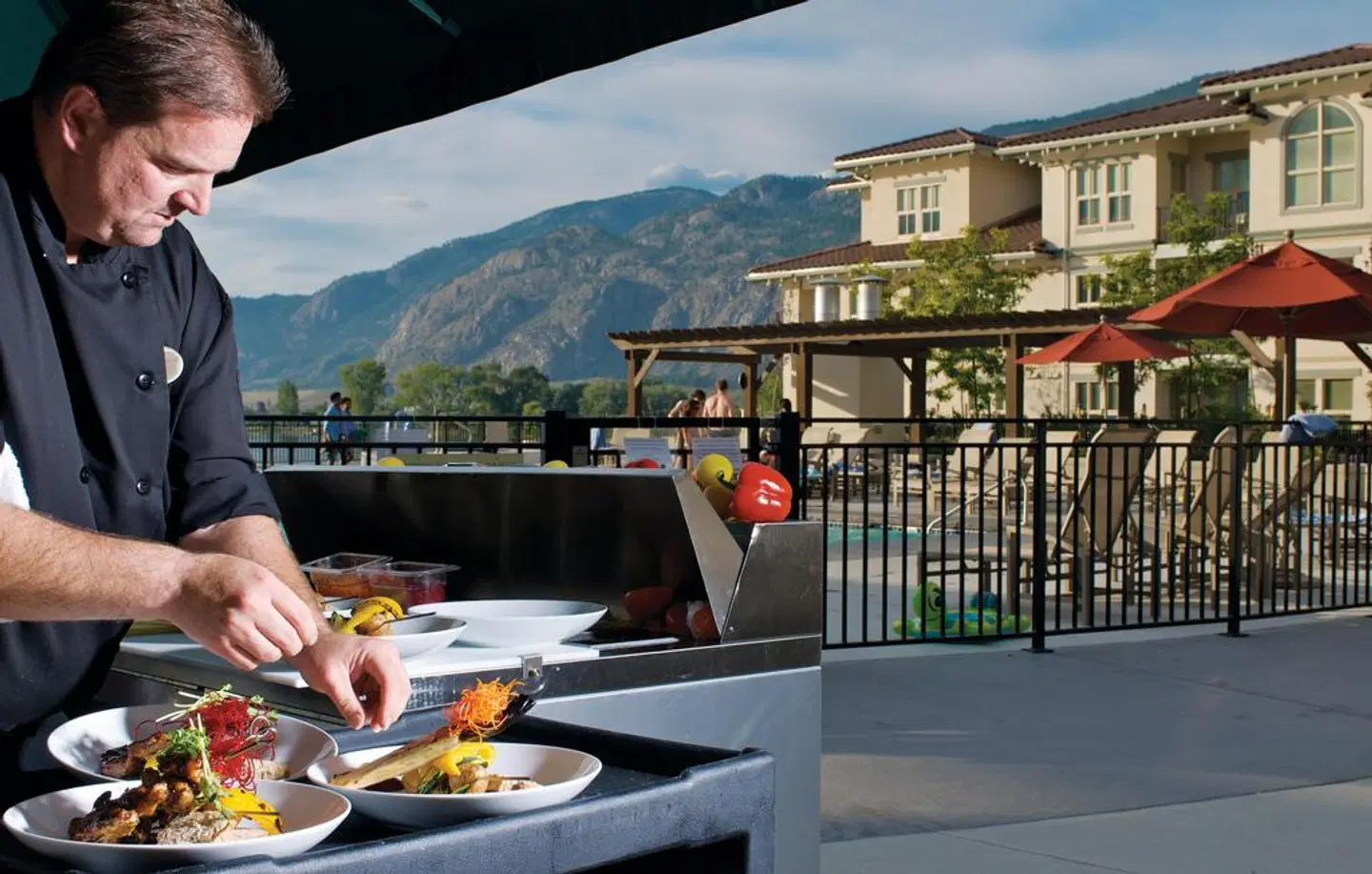 Walnut Beach Resort Terrasse