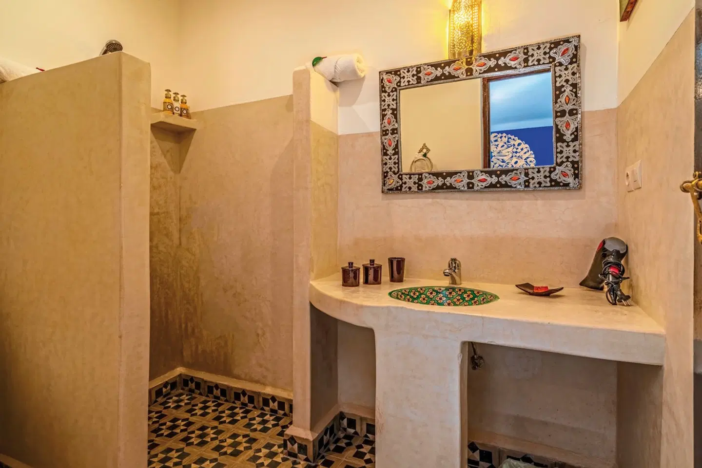 Riad Safran et Cannelle & Spa Badezimmer