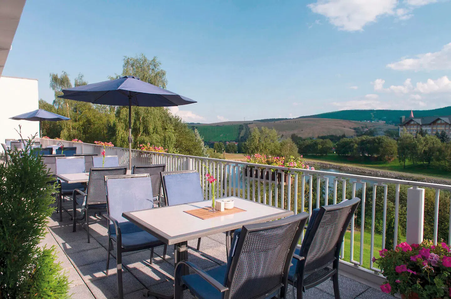 Best Western Ahorn Hotel Oberwiesenthal Terrasse
