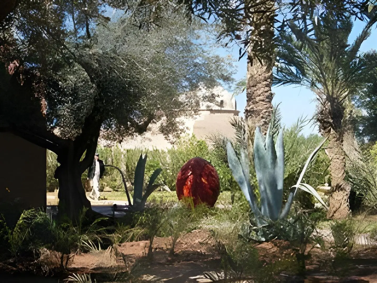 Riad Les Jardins De Kesali Garten