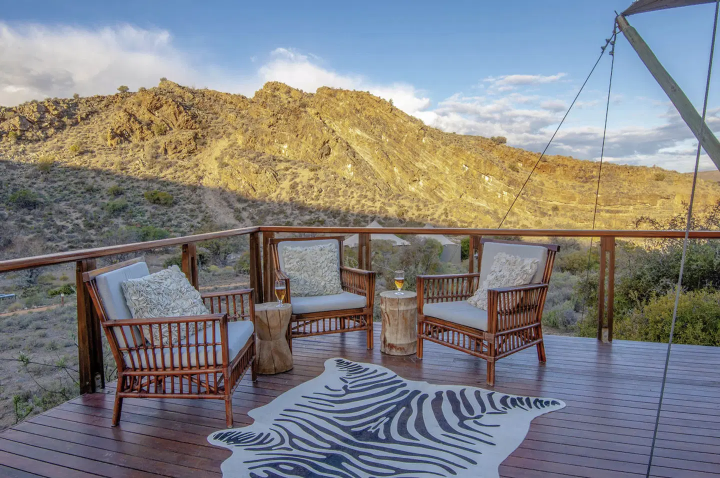 Sanbona Wildlife Reserve Terrasse