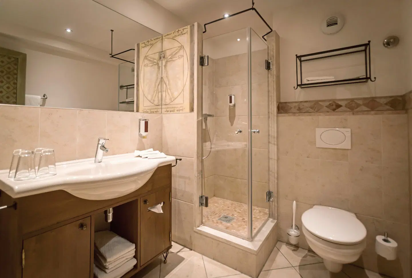 Erlebnishotel Colosseo Badezimmer