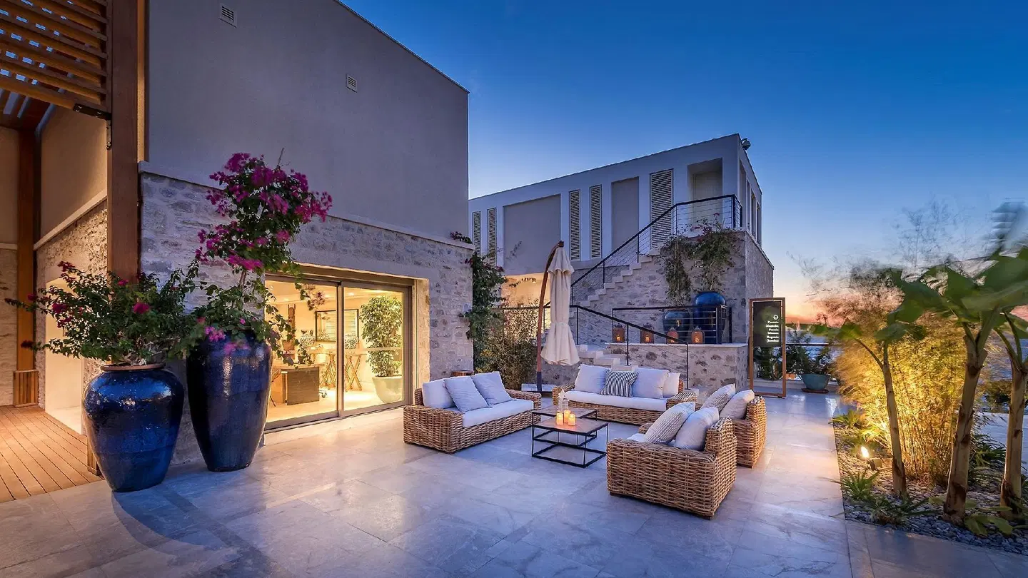 Allium Villas Bodrum Terrasse