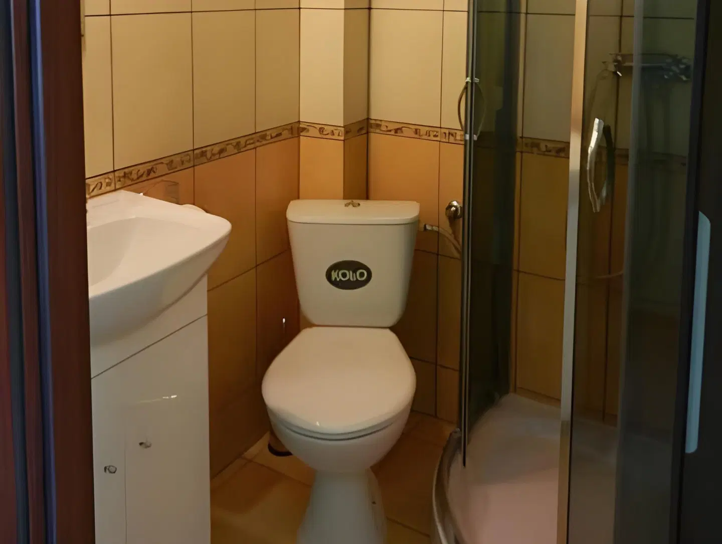 Pensjonat Koral Badezimmer