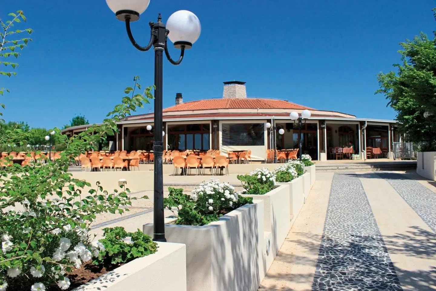 Bi Village Mobile Homes (by Happy Camp) Terrasse