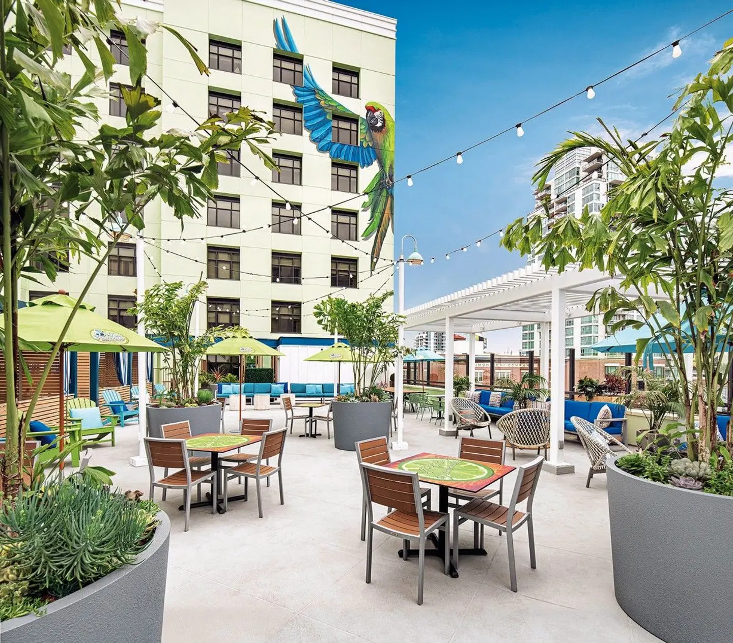 Margaritaville Hotel San Diego Gaslamp Quarter Terrasse