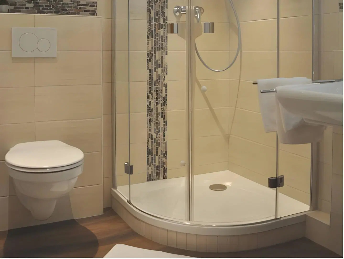 Weinstube Castor Badezimmer