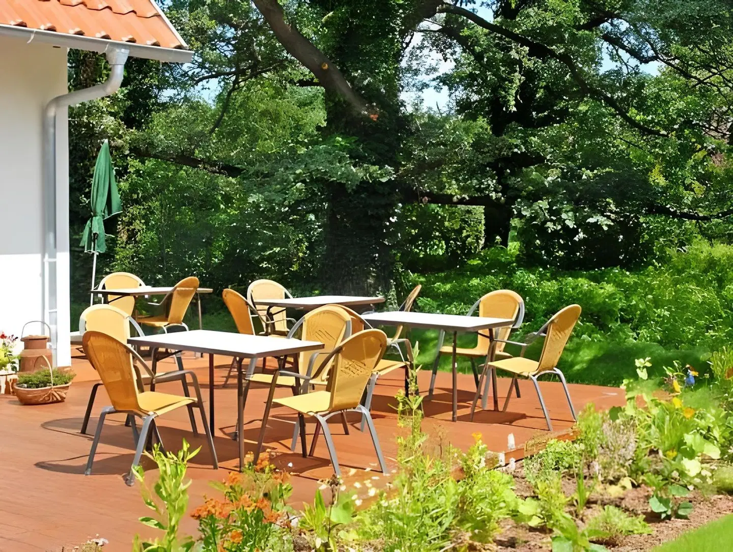 Spreewälder Feriendomizil Terrasse
