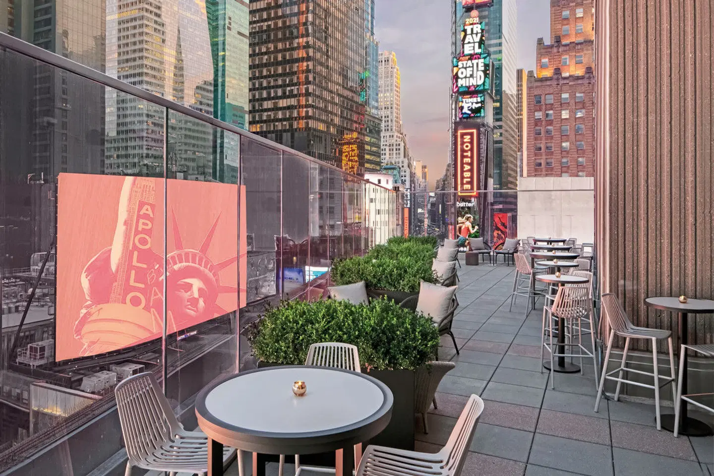 New York Marriott Marquis Badezimmer