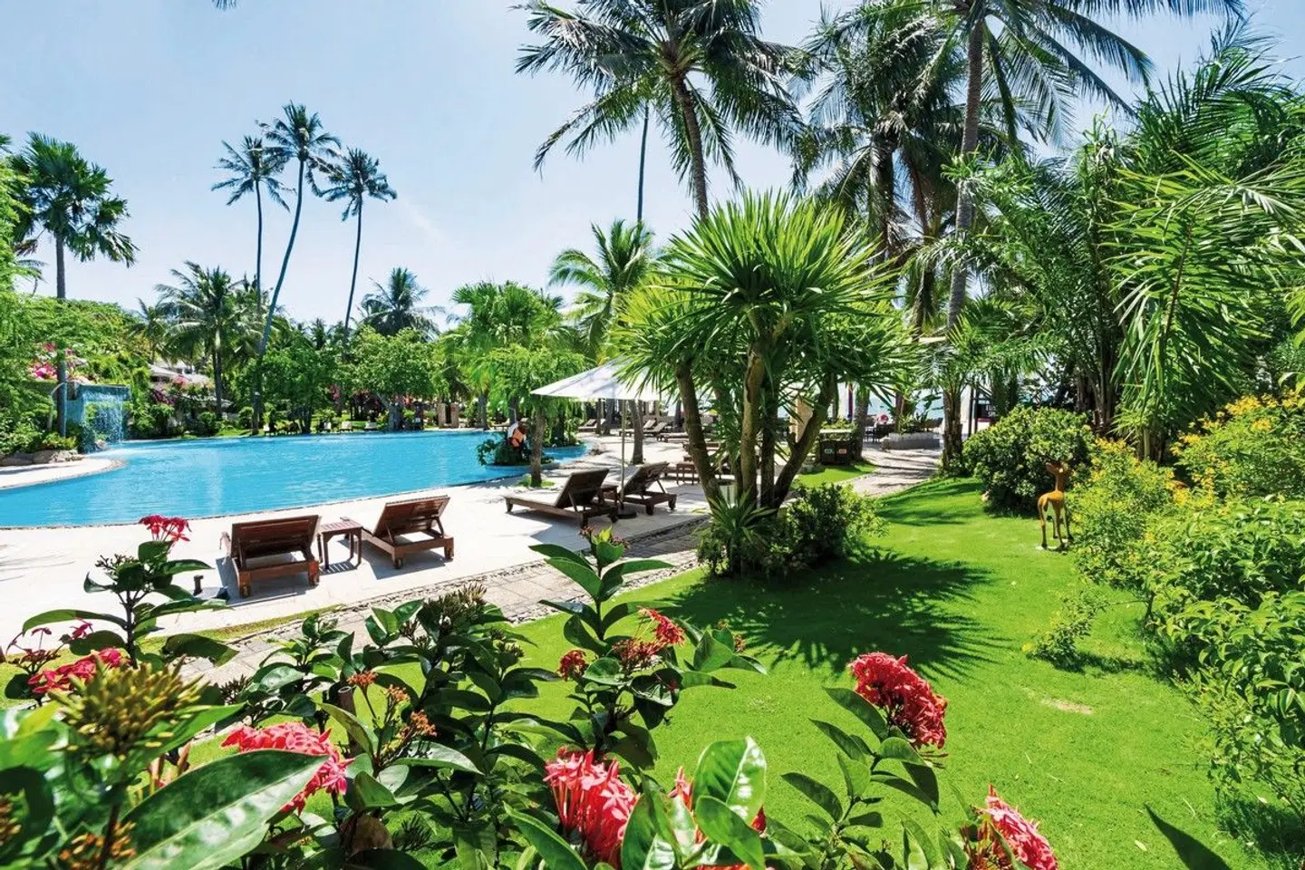 Hoang Ngoc Beach Resort Garten