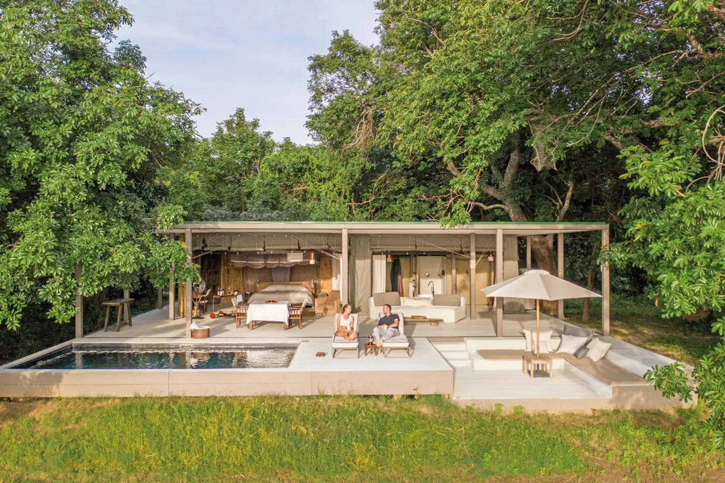 Time + Tide Chinzombo Terrasse