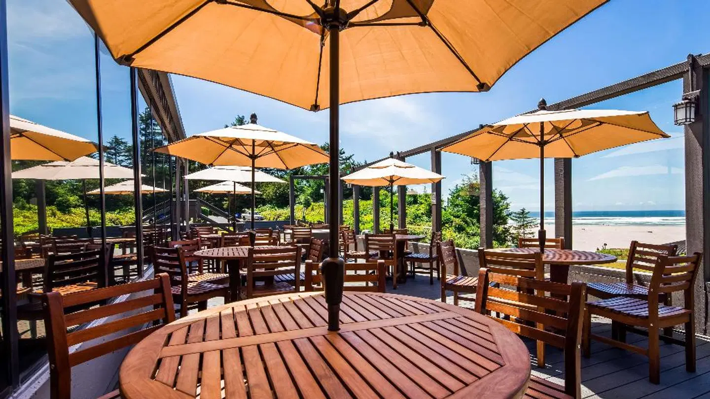 Best Western Agate Beach Inn Terrasse