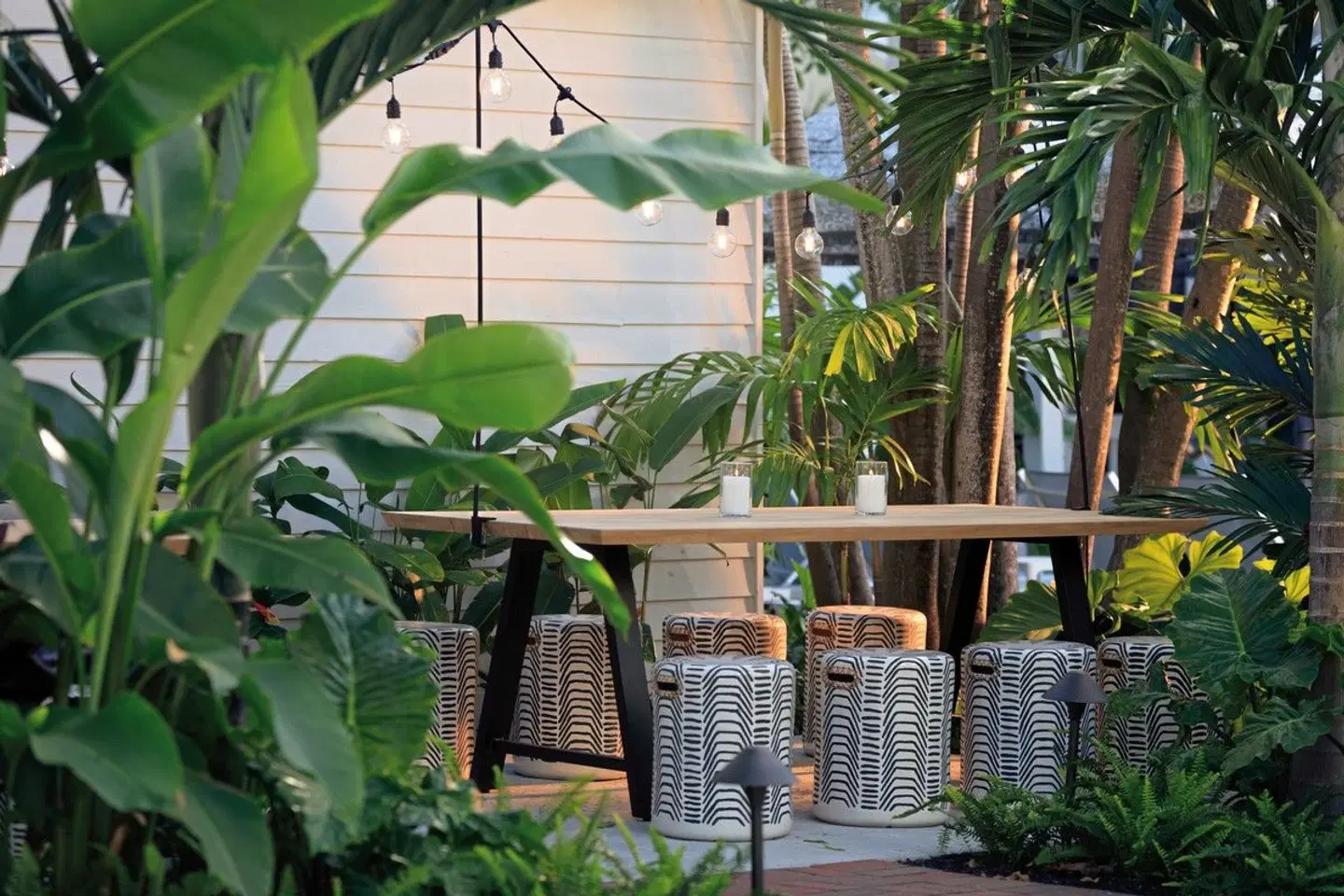 Lighthouse Hotel Key West Garten