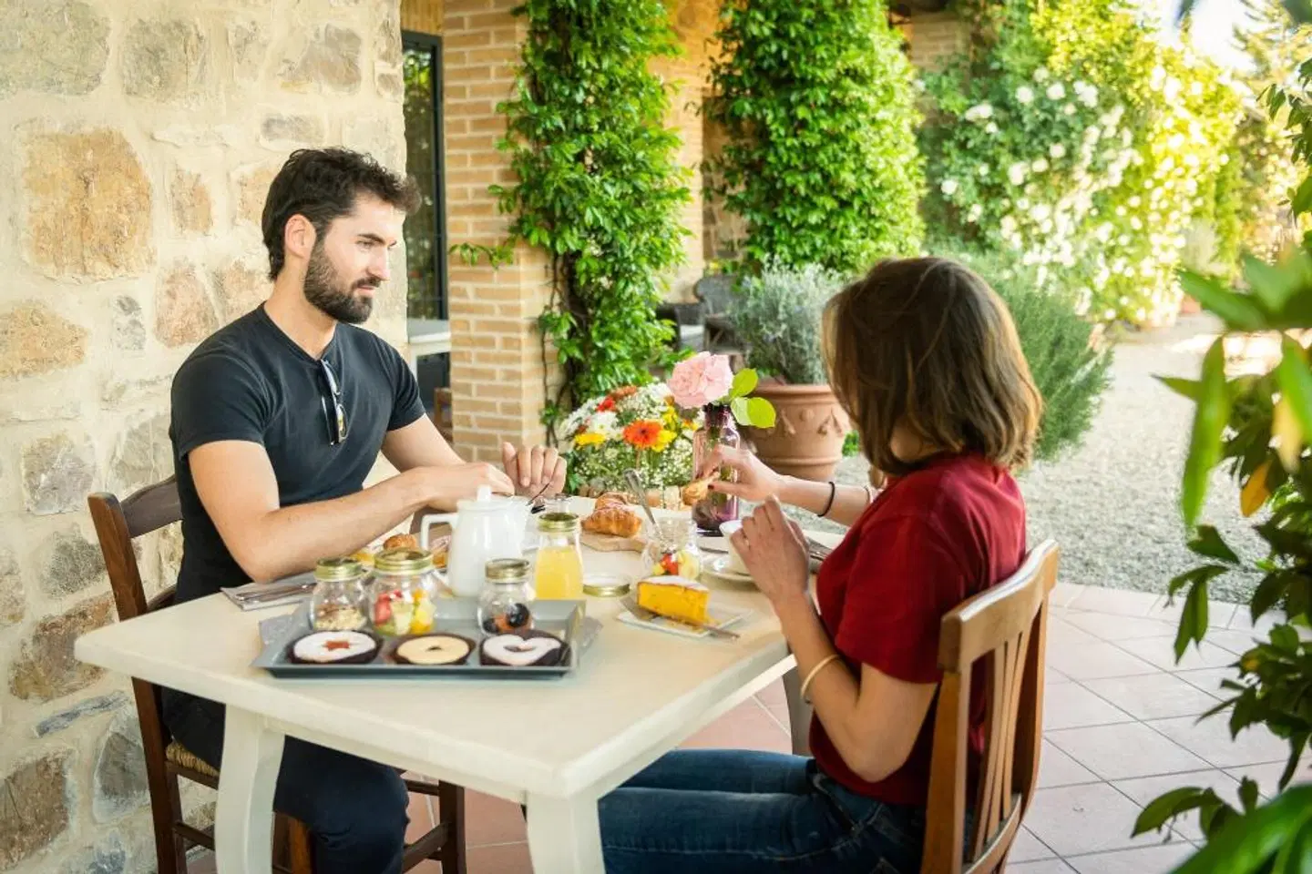 Si Montalcino Hotel & Restaurant Terrasse