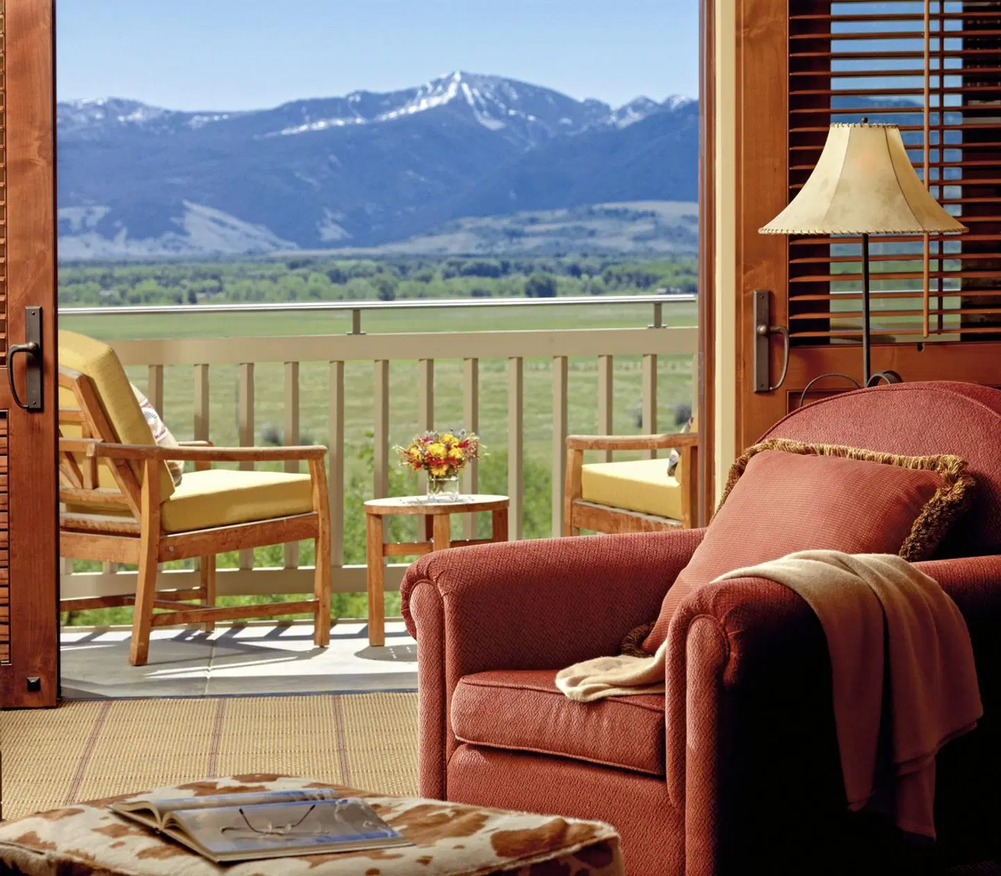 Four Seasons Resort and Residences Jackson Hole Terrasse