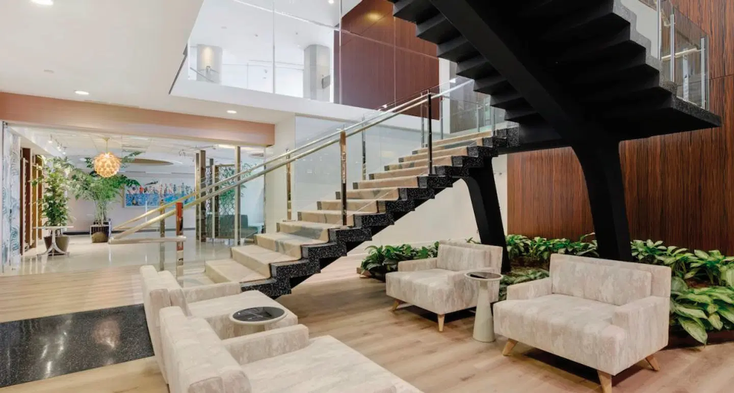 The Beverly Hilton Hotel Terrasse