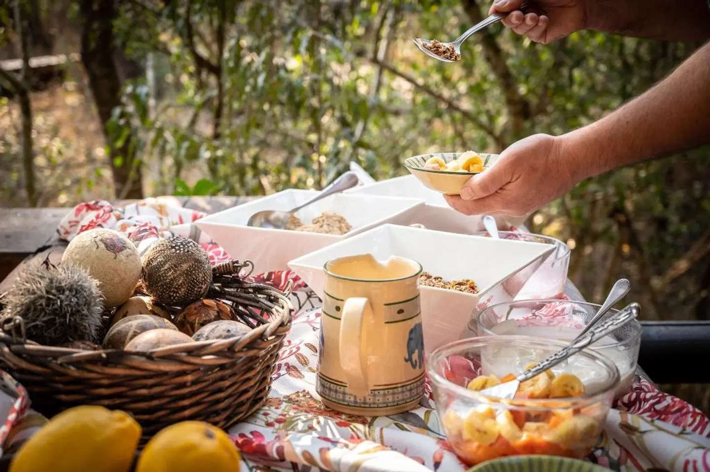 Shimungwe lodge Terrasse