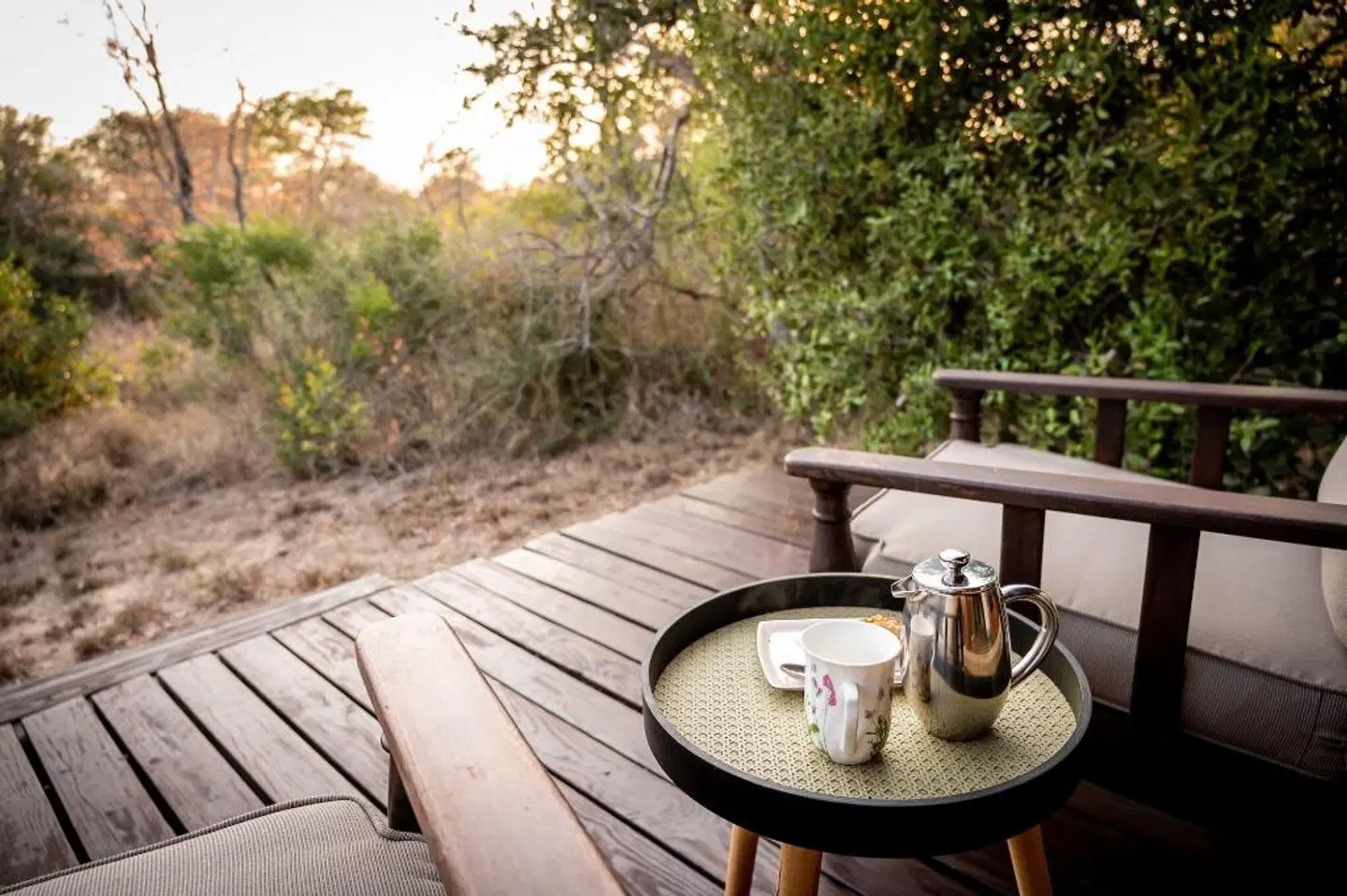Shimungwe lodge Terrasse